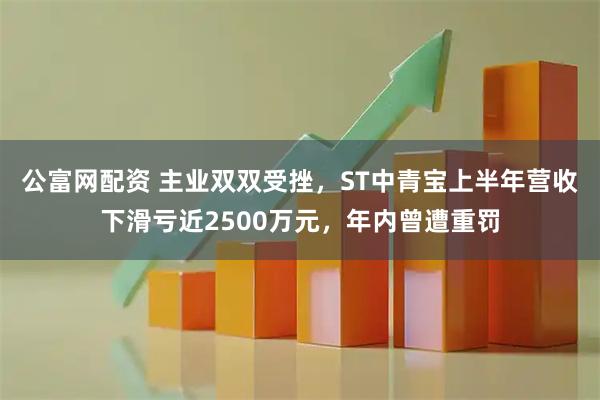公富网配资 主业双双受挫，ST中青宝上半年营收下滑亏近2500万元，年内曾遭重罚