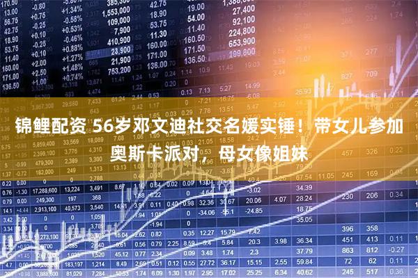 锦鲤配资 56岁邓文迪社交名媛实锤！带女儿参加奥斯卡派对，母女像姐妹